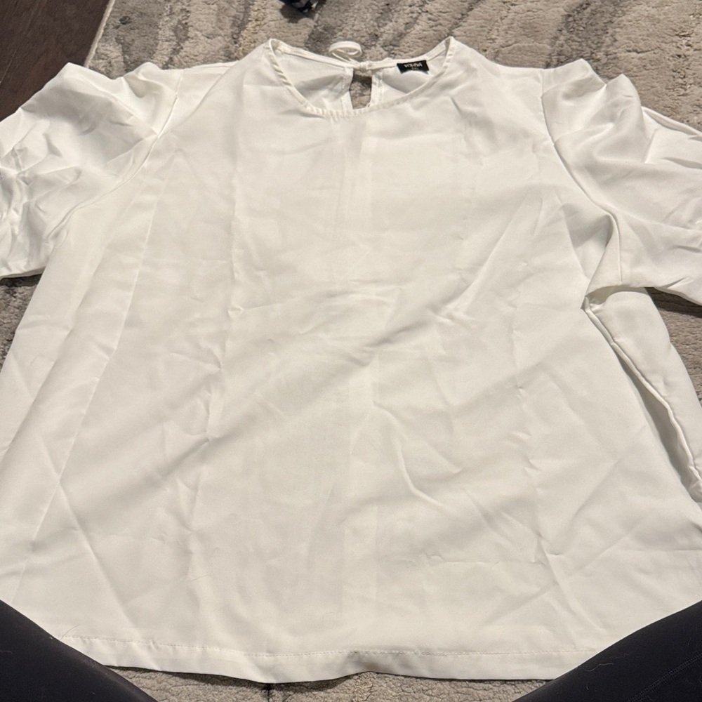 Elegant White Women's Top